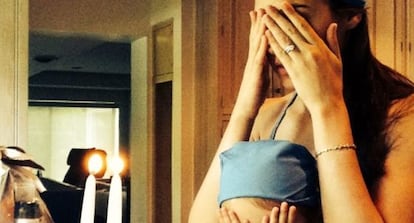 La foto que Gadot colgó en Facebook junto al mensaje.