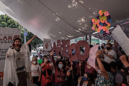 Clara Brugada candidata en Iztapalapa en las elecciones México