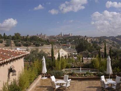 El Cigarral de Caravantes, con unas vistas impresionantes de Toledo.