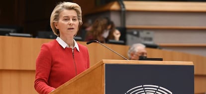 La presidenta de la Comisión Europea, Ursula von der Leyen