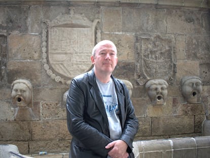 El guionista Garth Ennis, en Avilés.