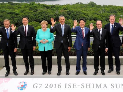 Foto de família do G7