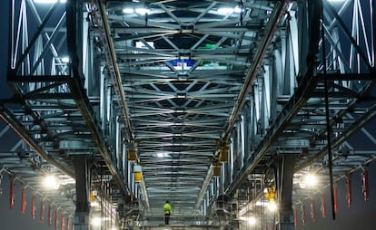 Construcción en Eslovaquia de la autopista D4, obra de Ferrovial.