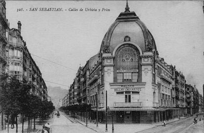 El Palacio Bellas Artes de San Sebastián recién construido.