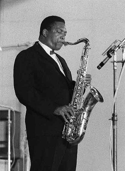 El músico John Coltrane.