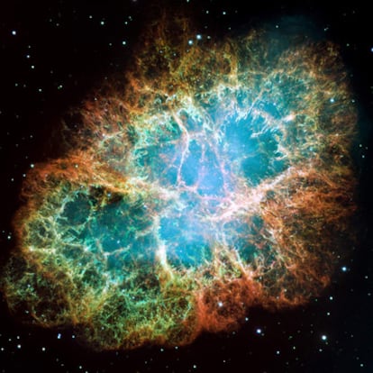 Los restos de una estrella que explotó hace casi mil años forman la nebulosa del Cangrejo, una de los objetos más bellos del cielo.