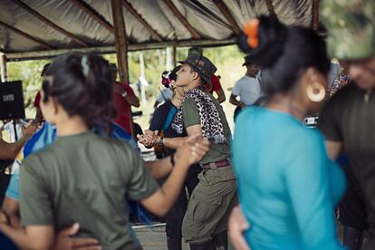 Los guerrilleros no pararon de bailar durante todo el concierto.