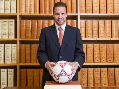 Former soccer player Borja Criado is now a public notary in Granada.