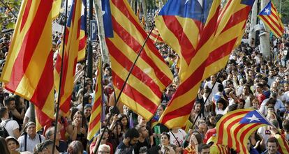 Concentración en Cataluña.