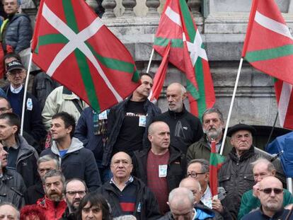 Manifestación en Bilbao.