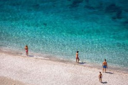 Playa de La Rijana, en la Costa Tropical de Granada.