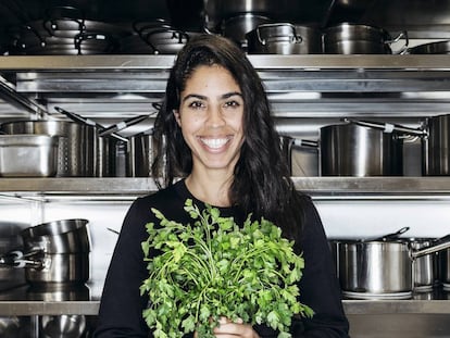 Bela Gil, na cozinha do Basque Culinary Center