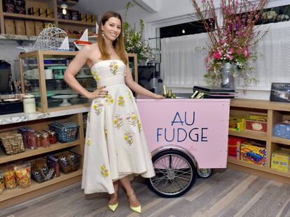 La actriz Jessica Biel en su restaurante Au Fudge, en marzo de 2016.