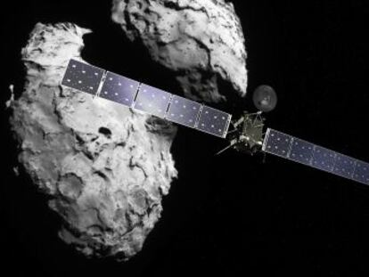 La primera sonda en orbitar un cometa se suicida durante una maniobra histórica