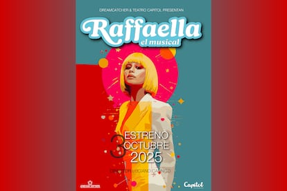 Cartel promocional de 'Raffaella El Musical'