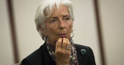 Christine Lagarde, head of the IMF.