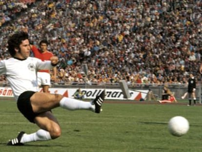 Gerd M&uuml;ller, en el Mundial del 74