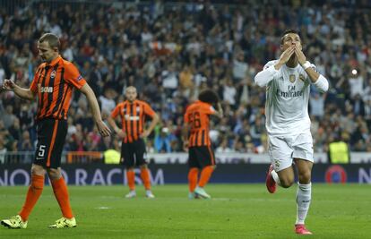 Ronaldo celebra su segundo gol