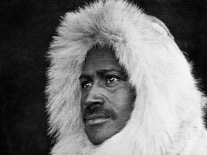 Matthew Henson, fotografiado en 1908 en Canad&aacute;.