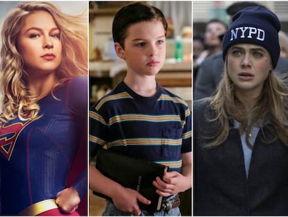 Las series 'Supergirl', 'El joven Sheldon', 'Manifest' y 'The Rookie'.