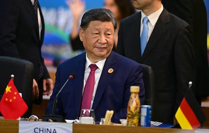 El presidente chino, Xi Jinping, en la cumbre del G-20 en Ro de Janeiro (Brasil) en noviembre.