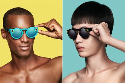 Las gafas son unisex y se venden en tres colores: negro, rojo y azul celeste.