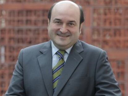 Andoni Ortuzar, presidente del Bizkai Buru Batzar.