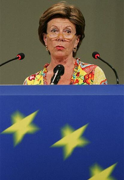 Neelie Kroes, comisaria de Competencia, el pasado 12 de julio.