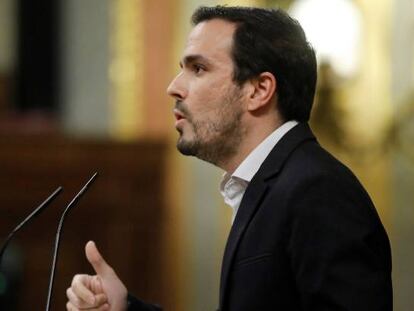 El coordinador de Izquierda Unida, Alberto Garzón.