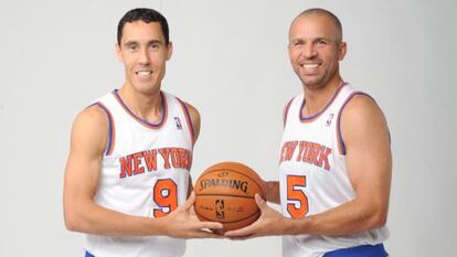 Pablo Prigioni, de 35 años, y Jason Kidd, de 39.