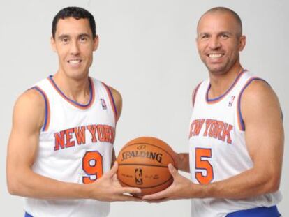 Pablo Prigioni, de 35 años, y Jason Kidd, de 39.