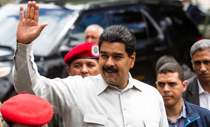 Nicolás Maduro, este miércoles en Caracas.