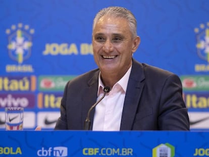 Tite na convocação desta sexta-feira.