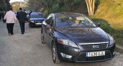 Un coche oficial de la Generalitat, Ford Mondeo.