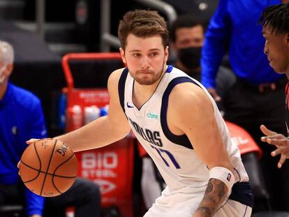 El jugador de los Dallas Mavericks Luka Doncic.