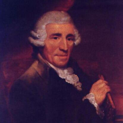 Franz Joseph Haydn retratado por Thomas Hardy en 1791.
