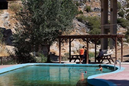 Piscina natural en Tajo de Las Palomas, cerca de la localidad de Teba.