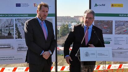 Nota, Audio E Imágenes Visita Óscar Puente Obras Estación Cercanías Parla Norte