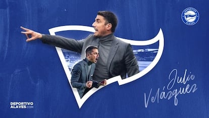 El salmantino Julio Velázquez, nuevo entrenador del Deportivo Alavés.