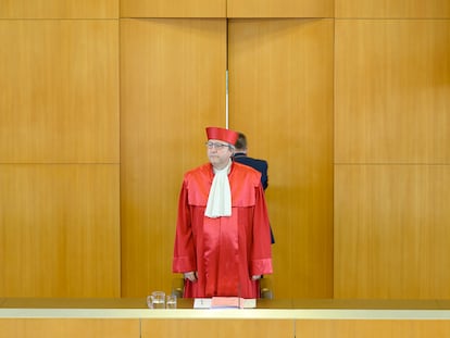 Andreas Vosskuhle, presidente del Tribunal Constitucional de Alemania, el martes en Karlsruhe.


05/05/2020 ONLY FOR USE IN SPAIN