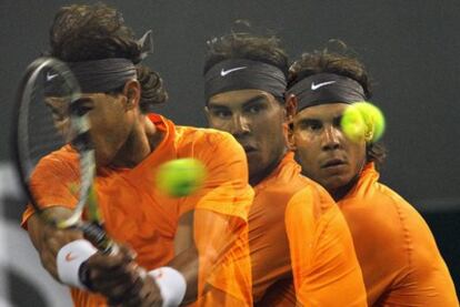 Rafa Nadal, anoche.