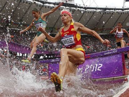 Marta Domínguez, durante su serie