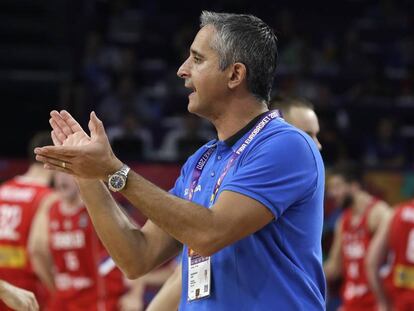 Igor Kokoskov, en la final del Eurobasket, en septiembre.