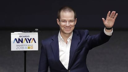 Ricardo Anaya, durante un acto del PAN el pasado sábado.