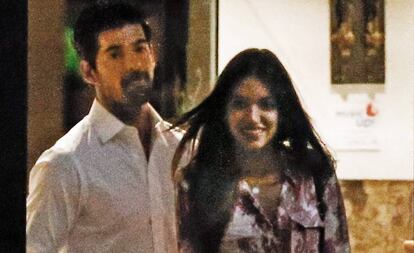 Miguel Ángel Muñoz y Ana Guerra, en Guadarrama, el 3 de septiembre.