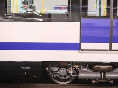 Un vagón del Metro de Madrid, en una imagen de archivo.