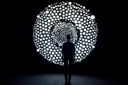 Una de las obras de la exposición 'Symbiotic Seeing', del artista Olafur Eliasson, exhibida en el Kunsthaus de Zúrich (Suiza).