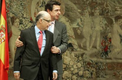 Crist&oacute;bal Montoro junto a Jos&eacute; Manuel Soria