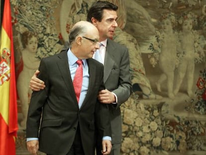 Crist&oacute;bal Montoro junto a Jos&eacute; Manuel Soria