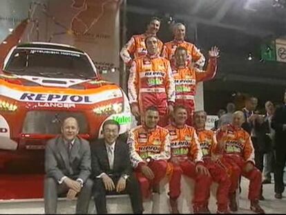 El equipo Repsol presenta el nuevo Mitsubishi Racing Lancer